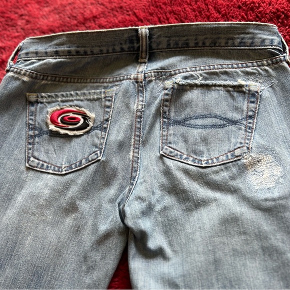 ❤️CUSTOMIZED Carolina Hurricanes Jeans 4 LONG - Picture 8 of 15